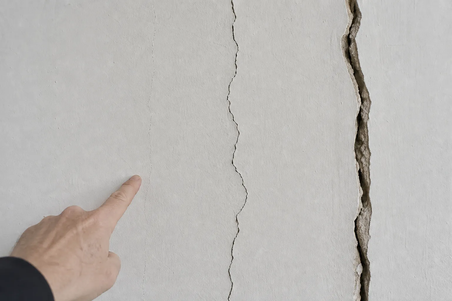 Difference entre microfissure, fissure et lezarde sur un mur dans les Hauts-de-Seine 92